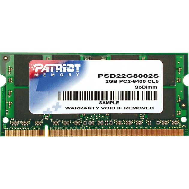 DDR2 2GB CL5 PC2-6400 (800MHz) SODIMM 2GB DDR2 800Mhz moduł pamięci, Pamięc operacyjna