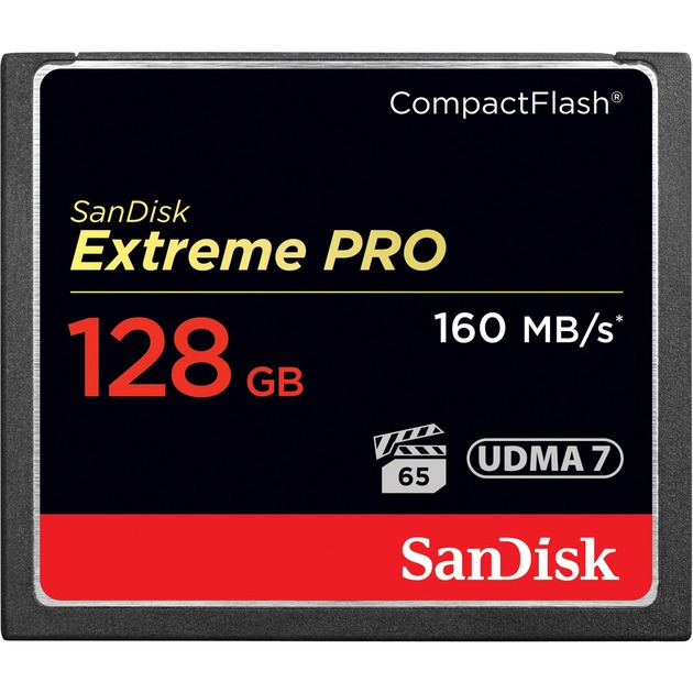 128GB Extreme Pro CF 160MB/s pamięć flash Karta pamięci CompactFlash, Karty pamięci