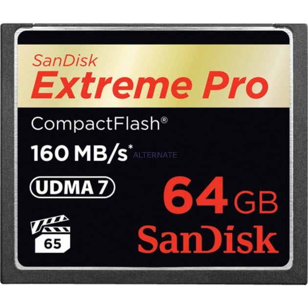 64GB Extreme Pro CF 160MB/s pamięć flash Karta pamięci CompactFlash, Karty pamięci