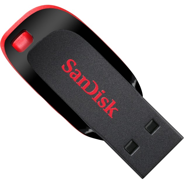 Cruzer Blade pami?? USB 16 GB 2.0 Z??cze USB typu A Czarny, Czerwony, No?nik Pendrive USB