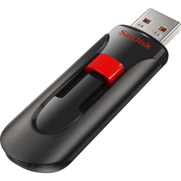 Cruzer Glide pami?? USB 16 GB 2.0 Z??cze USB typu A Czarny, Czerwony, No?nik Pendrive USB