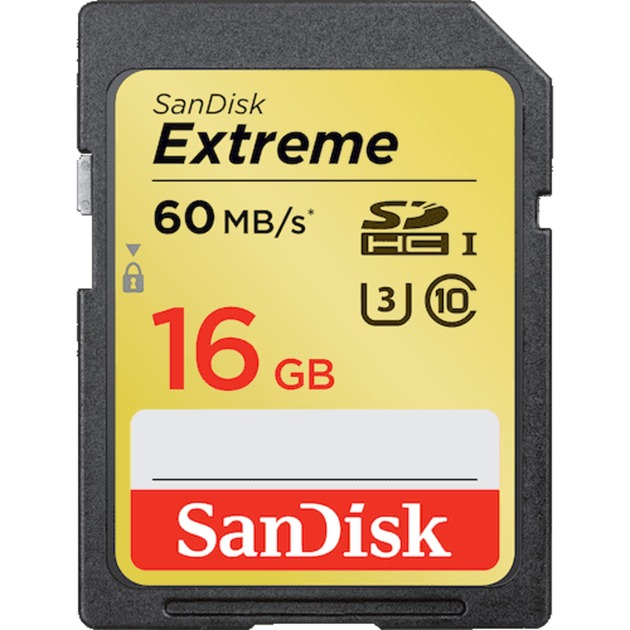 Extreme pamięć flash 16 GB SDHC Klasa 10 UHS-I, Karty pamięci