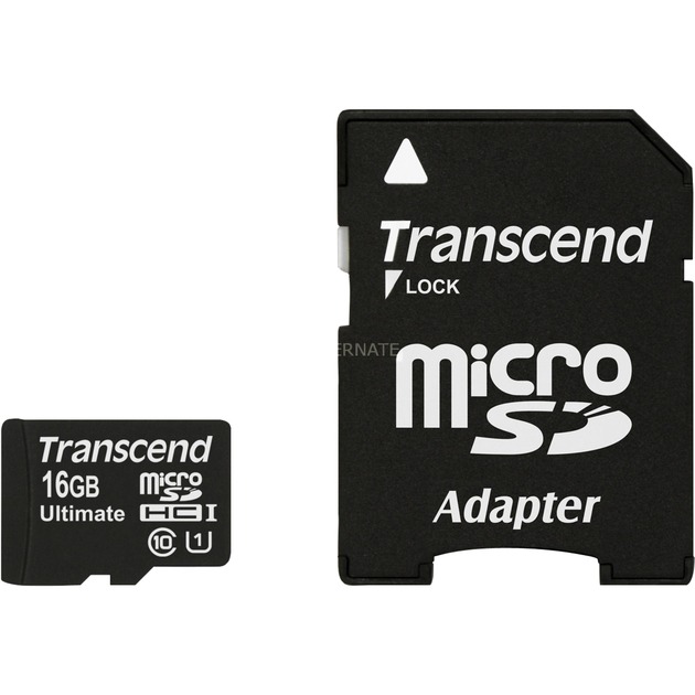 16GB microSDHC Class 10 UHS-I (Ultimate) pamięć flash Klasa 10 MLC, Karty pamięci
