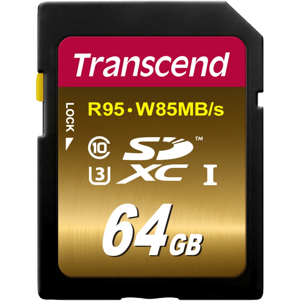 64GB, SDXC UHS-I (U3) pamięć flash Klasa 10, Karty pamięci