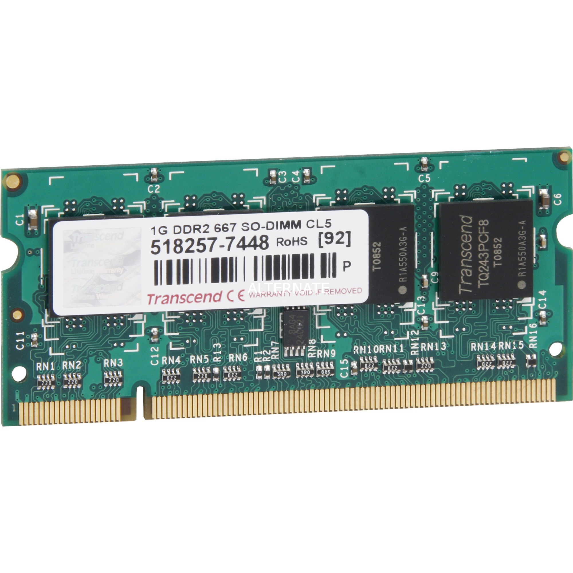 DDR2-667 1GB JM667QSU-2G 1GB DDR2 667Mhz moduł pamięci, Pamięc operacyjna