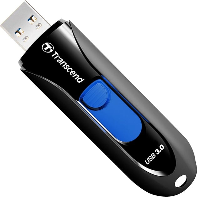 JetFlash 790 16GB pami?? USB 3.0 (3.1 Gen 1) Z??cze USB typu A Czarny, Niebieski, No?nik Pendrive USB
