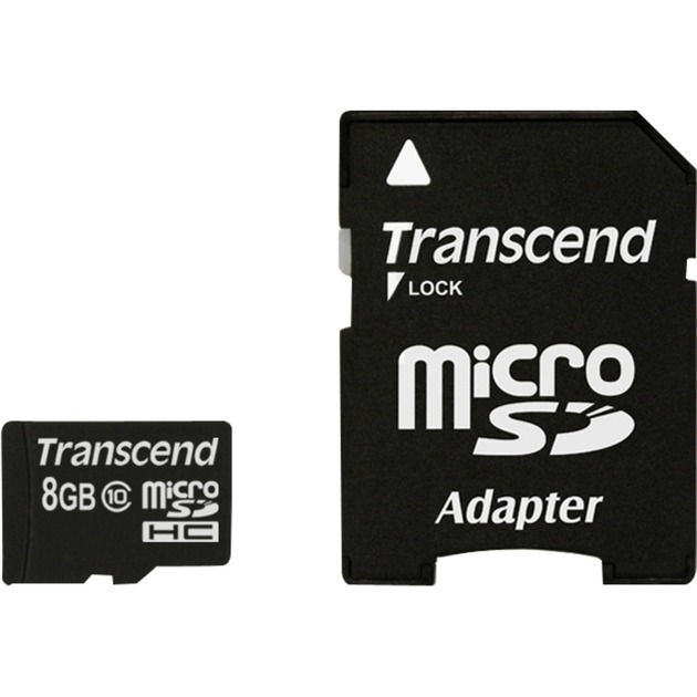 TS8GUSDHC10 pamięć flash 8 GB MicroSDHC Klasa 10, Karty pamięci
