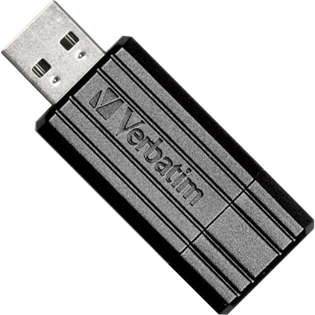 PinStripe pamięć USB 64 GB 2.0 Złącze USB typu A Czarny, Nośnik Pendrive USB