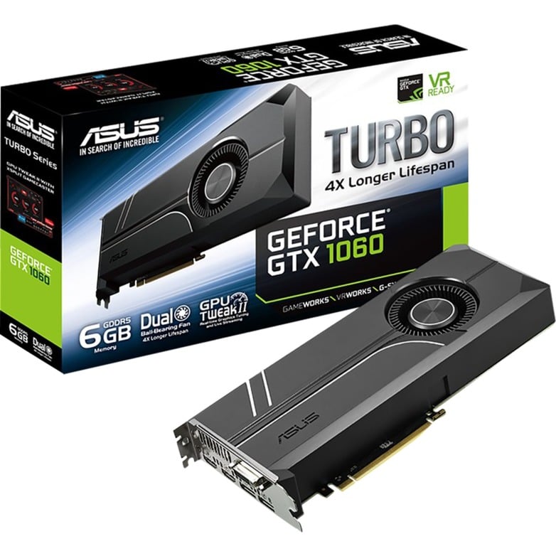 TURBO-GTX1060-6G GeForce GTX 1060 6 GB GDDR5, Karta graficzna