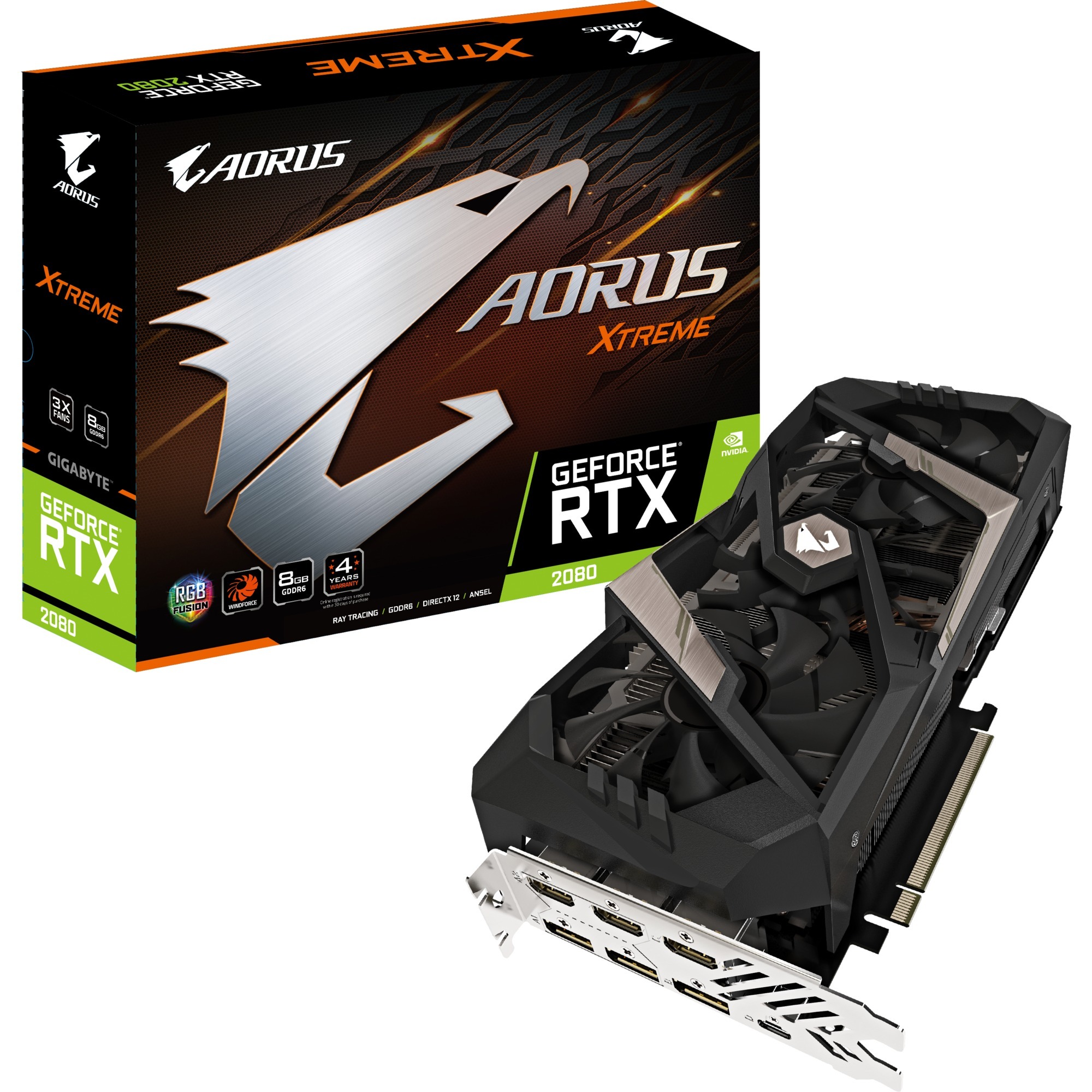 AORUS GeForce RTX 2080 XTREME 8 GB GDDR6, Karta graficzna