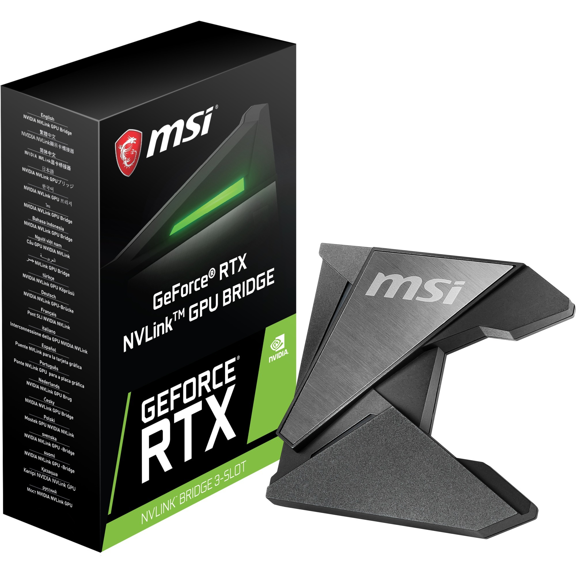 GeForce RTX NVLink GPU BRIDGE 3-SLOT, SLI bridge