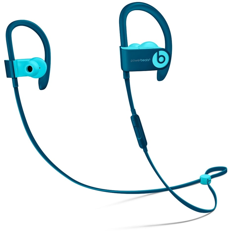 Powerbeats3 zestaw słuchawkowy Binarny Nauszny, Douszny Niebieski Bezprzewodowy, Słuchawki