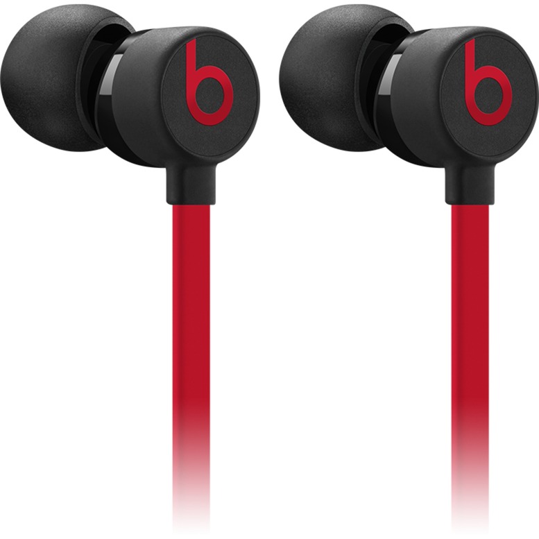urBeats3 zestaw słuchawkowy Binarny Douszny Czarny, Czerwony Przewodowy, Słuchawki
