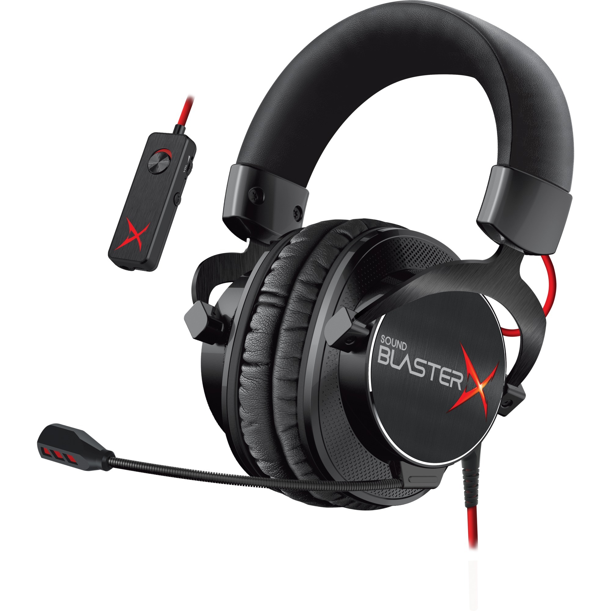 Sound BlasterX H7 zestawy słuchawkowe Binarny Opaska na głowę Czarny, Zestaw słuchawkowy
