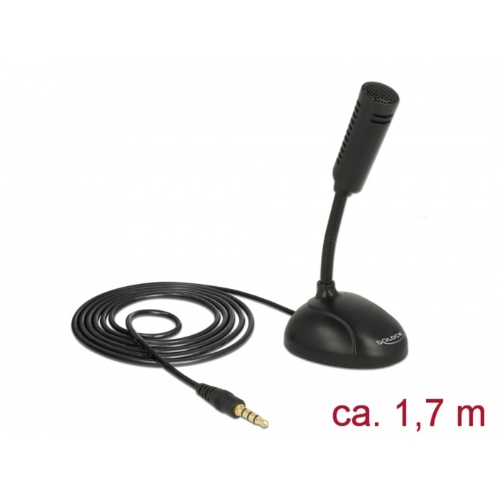 65872 mikrofon Mobile phone/smartphone microphone Przewodowy Czarny