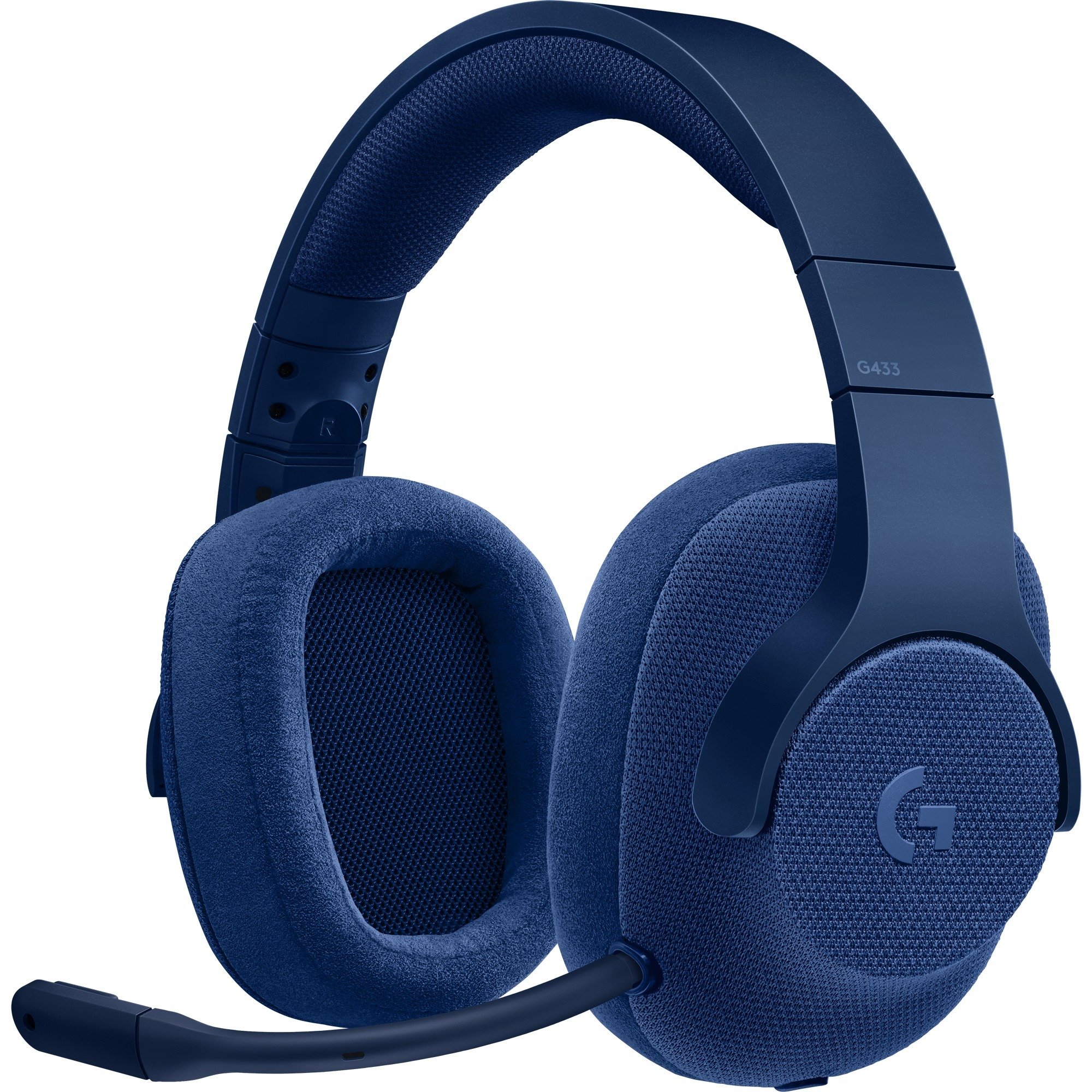 G433 zestawy słuchawkowe Binarny Opaska na głowę Niebieski, Zestaw słuchawkowy