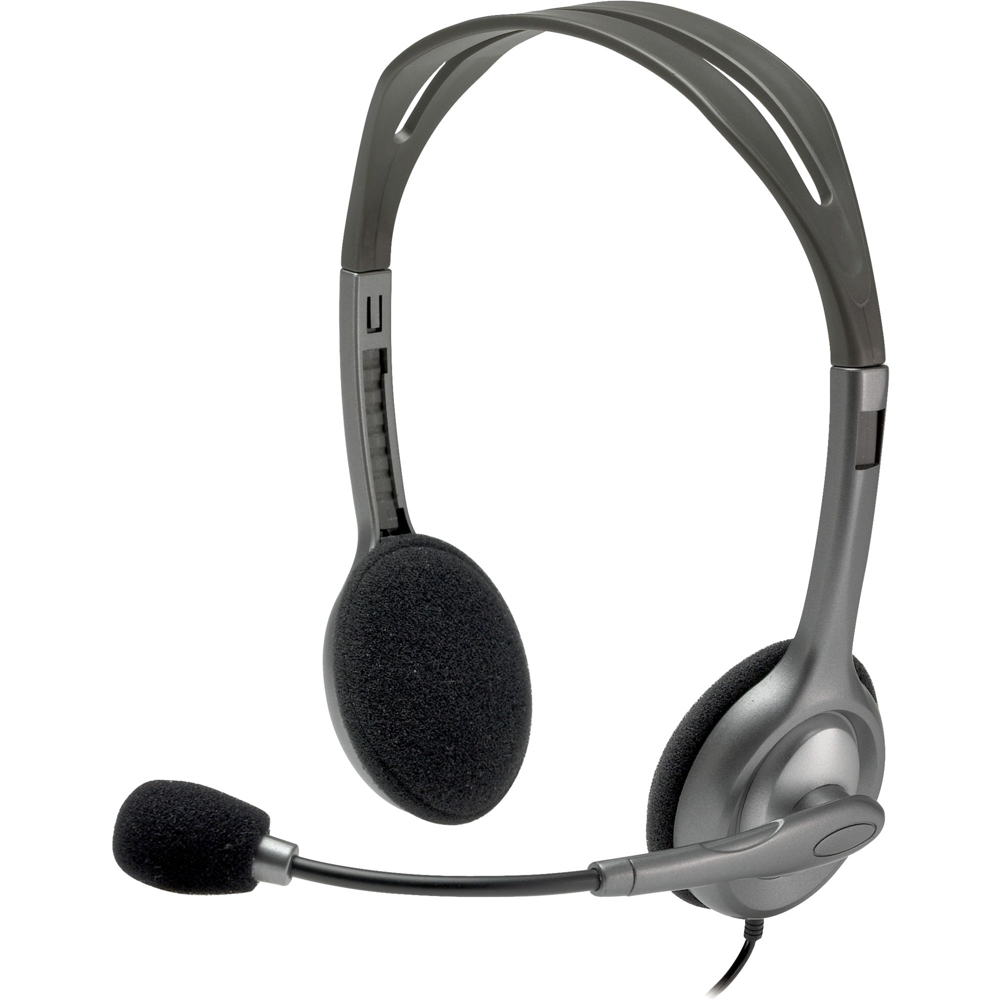 H111 zestawy słuchawkowe Binarny Opaska na głowę Szary, Zestaw słuchawkowy