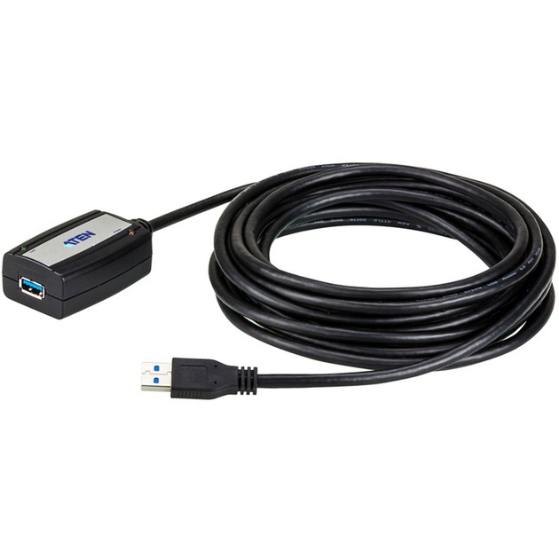 UE350A kabel USB 5 m USB A Męska Żeńska Czarny