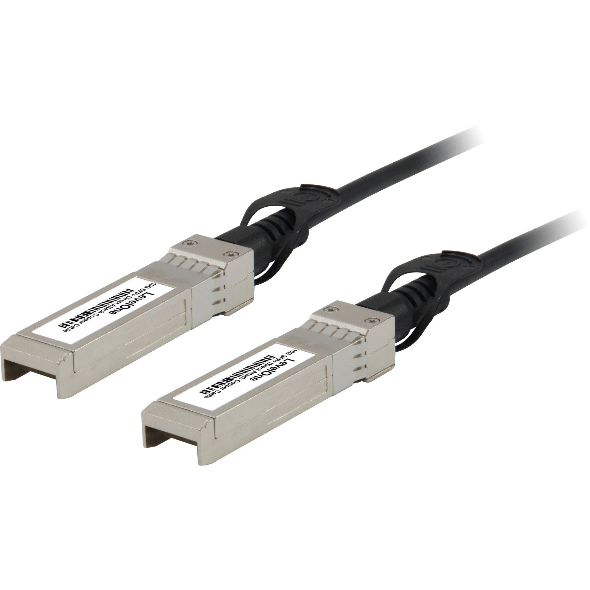DAC-0101 kabel optyczny 1 m SFP+ Black,Stainless steel, Adapter sieciowy