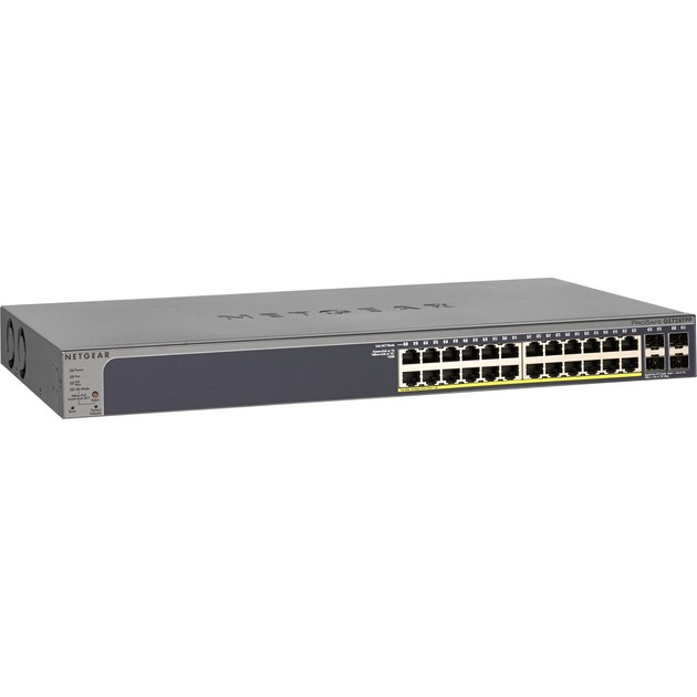 GS728TPP Zarządzany L3 Gigabit Ethernet (10/100/1000) Szary Obsługa PoE, Przełącznik