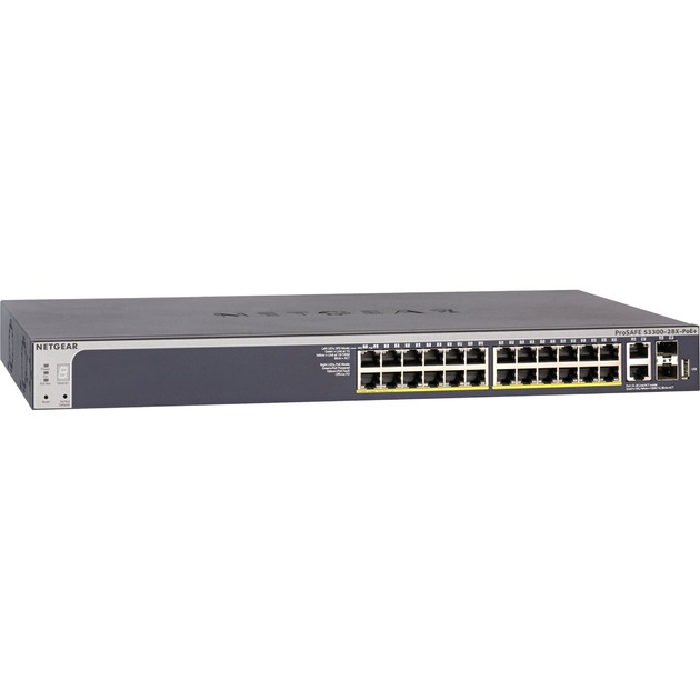 S3300-28X-PoE+ L2/L3 10G Ethernet (100/1000/10000) Czarny Obsługa PoE, Przełącznik