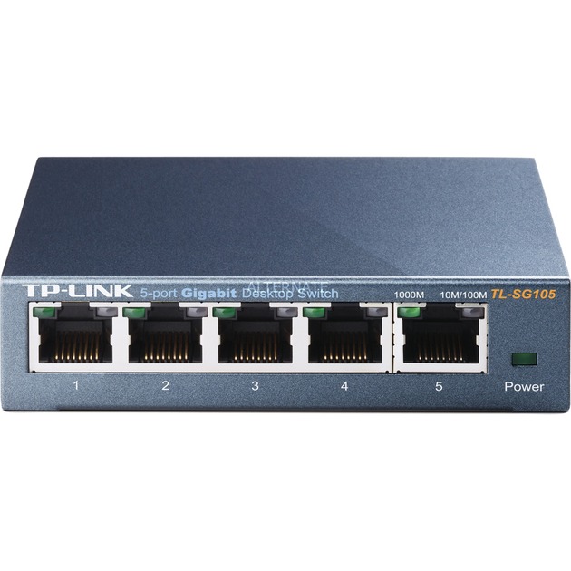 TL-SG105 łącza sieciowe Nie zarządzany Czarny, Przełącznik