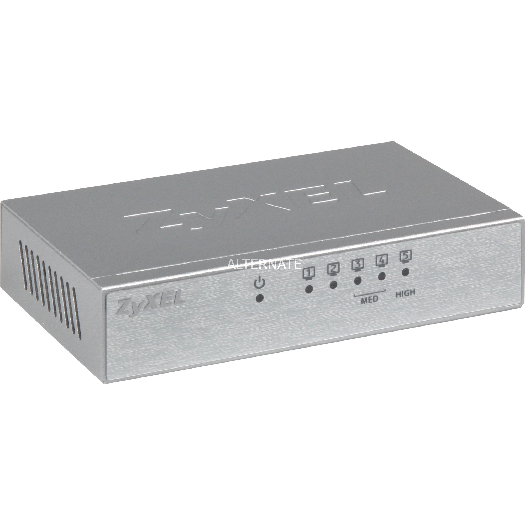 GS-105B v3 Nie zarz?dzany L2+ Gigabit Ethernet (10/100/1000) Srebrny, Prze??cznik