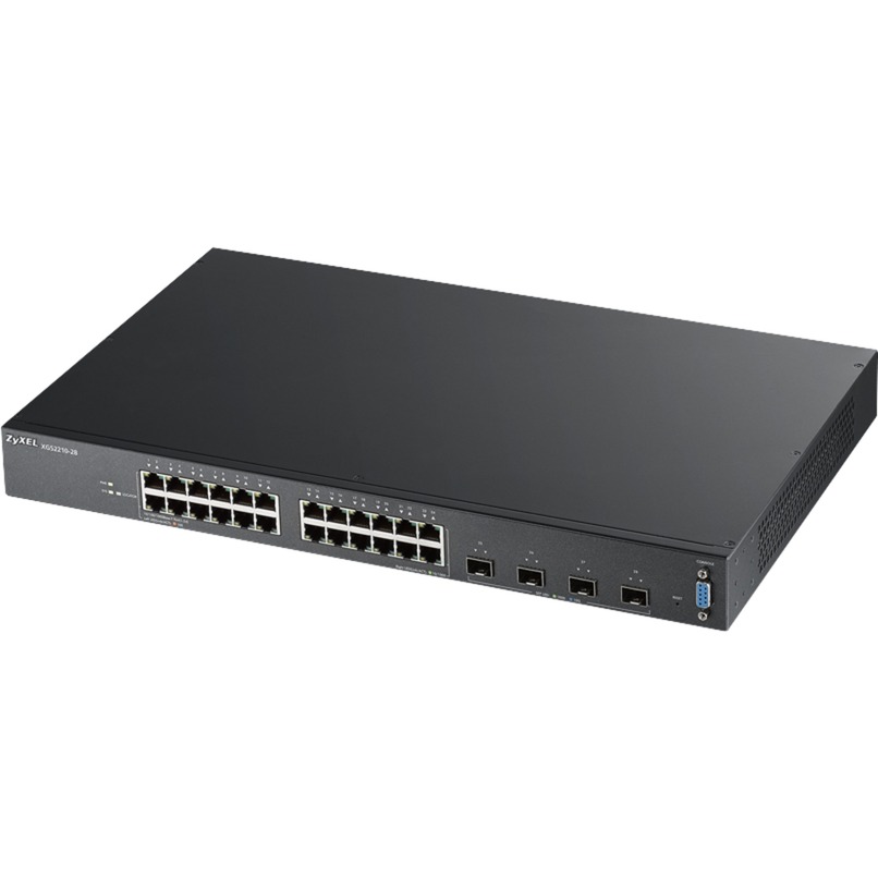 XGS2210-28 Zarządzany L2 Gigabit Ethernet (10/100/1000) Czarny 1U, Przełącznik