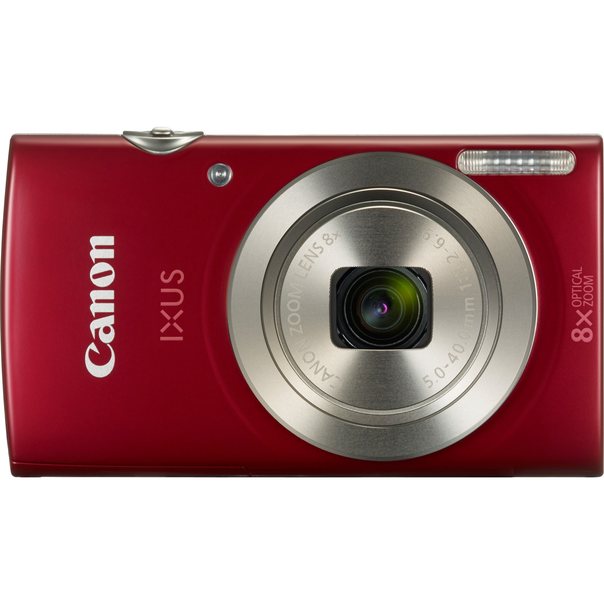 Digital IXUS 185 Kompaktowy aparat fotograficzny 20 MP 1/2.3" CCD 5152 x 3864 piksele Czerwony, Cyfrowy aparat fotograficzny