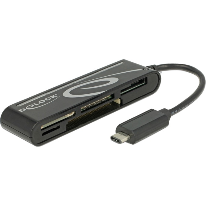 91739 czytnik kart USB 2.0 Czarny