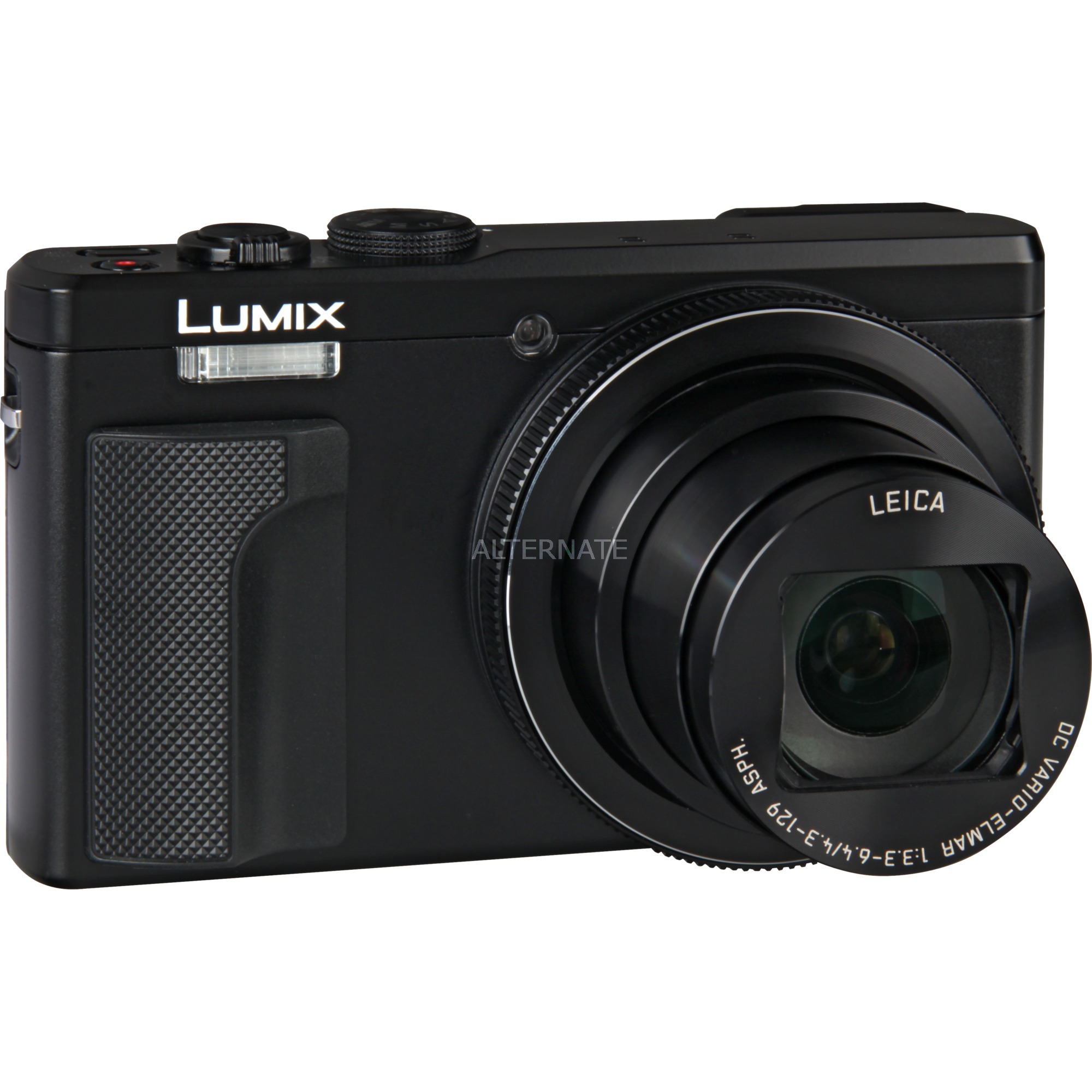 Lumix DMC-TZ80 Kompaktowy aparat fotograficzny 18,1 MP 1/2.3" MOS 4896 x 3672 piksele Czarny, Cyfrowy aparat fotograficzny