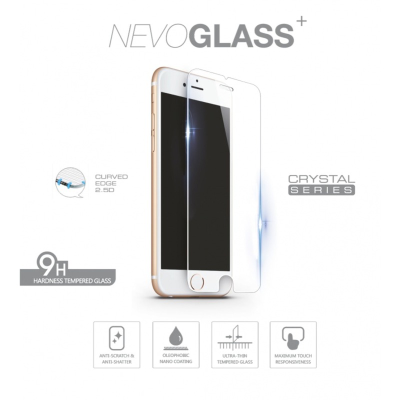 NEVOGLASS - Huawei P Smart tempered Glass Przezroczysta ochrona ekranu 1 szt., Folia ochronna
