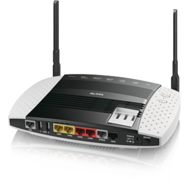 VMG8546-D70A router bezprzewodowy Dual-band (2.4 GHz/5 GHz) Gigabit Ethernet Czarny, Bia?y