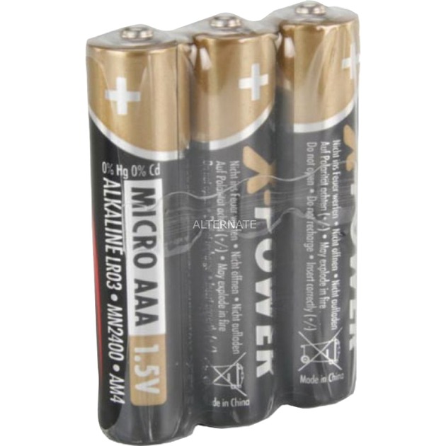 X-Power Micro AAA Alkaliczny 1.5V bateria jednorazowa