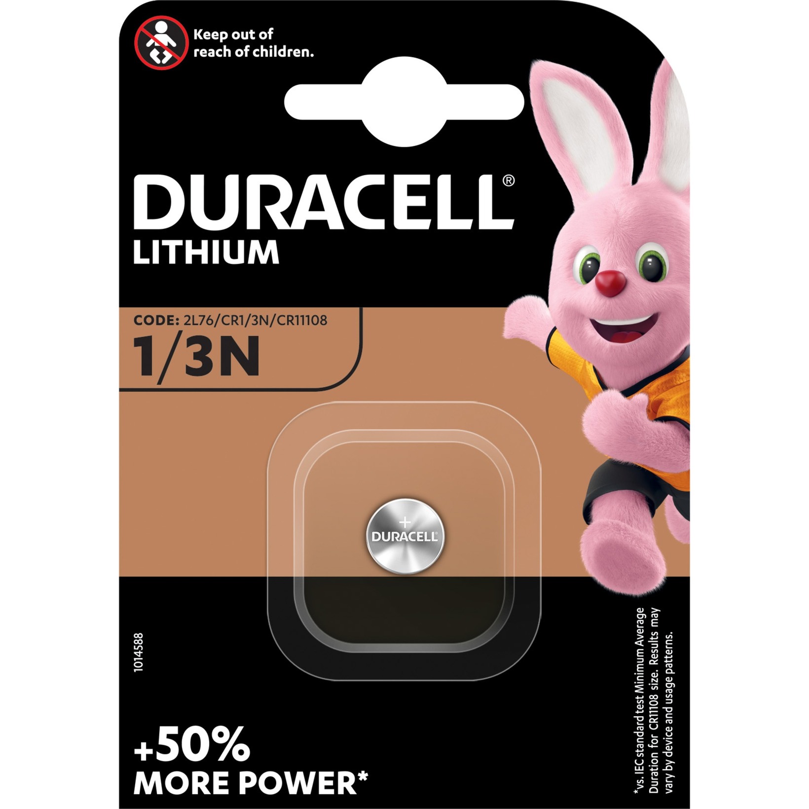CR1/3 N (DL1/3 N) 1-BL bateria jednorazowa Lit 3 V