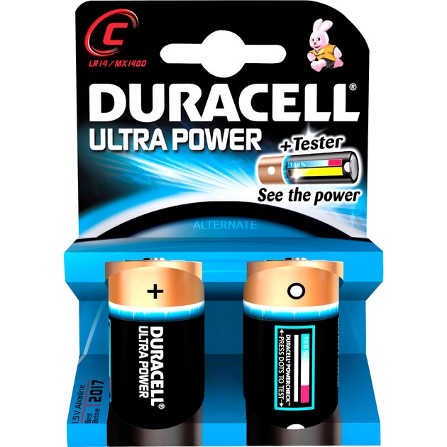 C Ultra Power (2pcs) Alkaliczny 1.5V bateria jednorazowa