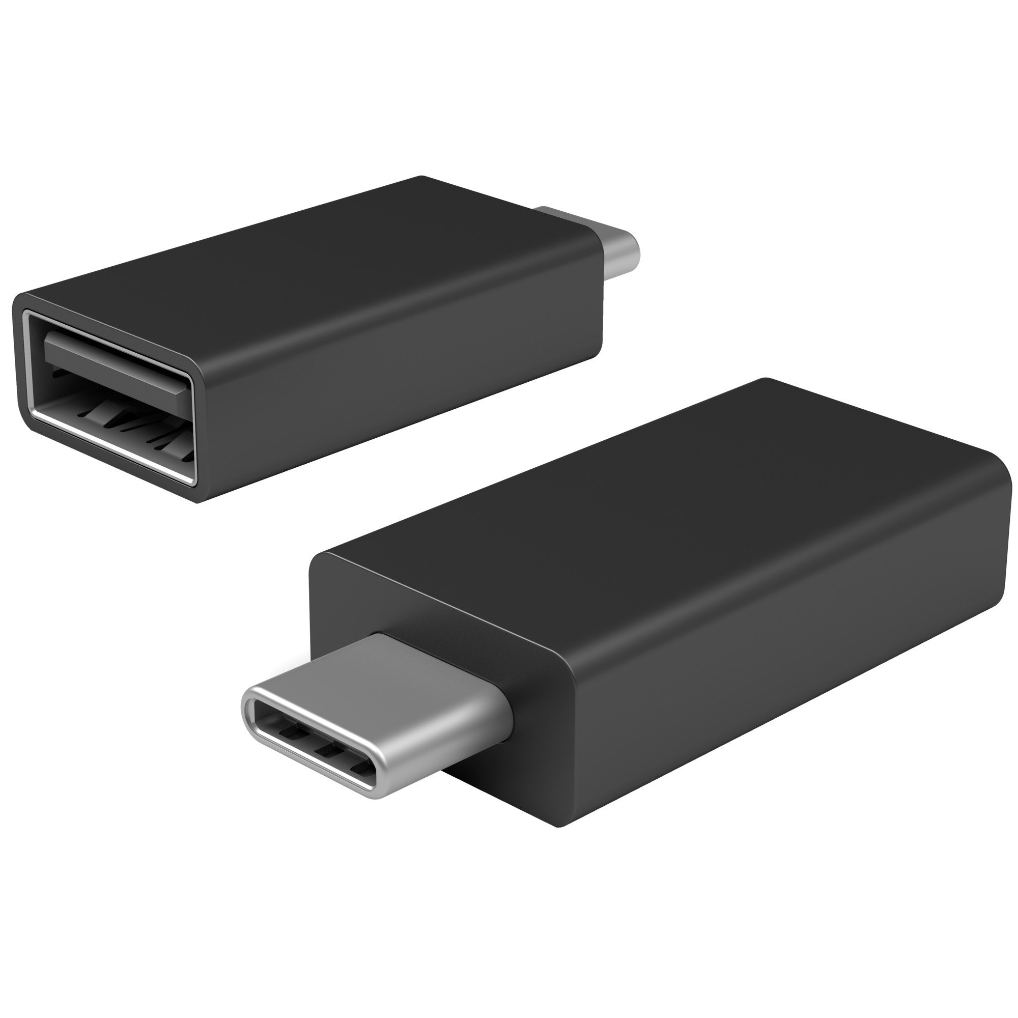 Surface USB-C/USB Adapter Male USB Type-C Female USB 3.1 Type-A Czarny przejściówka