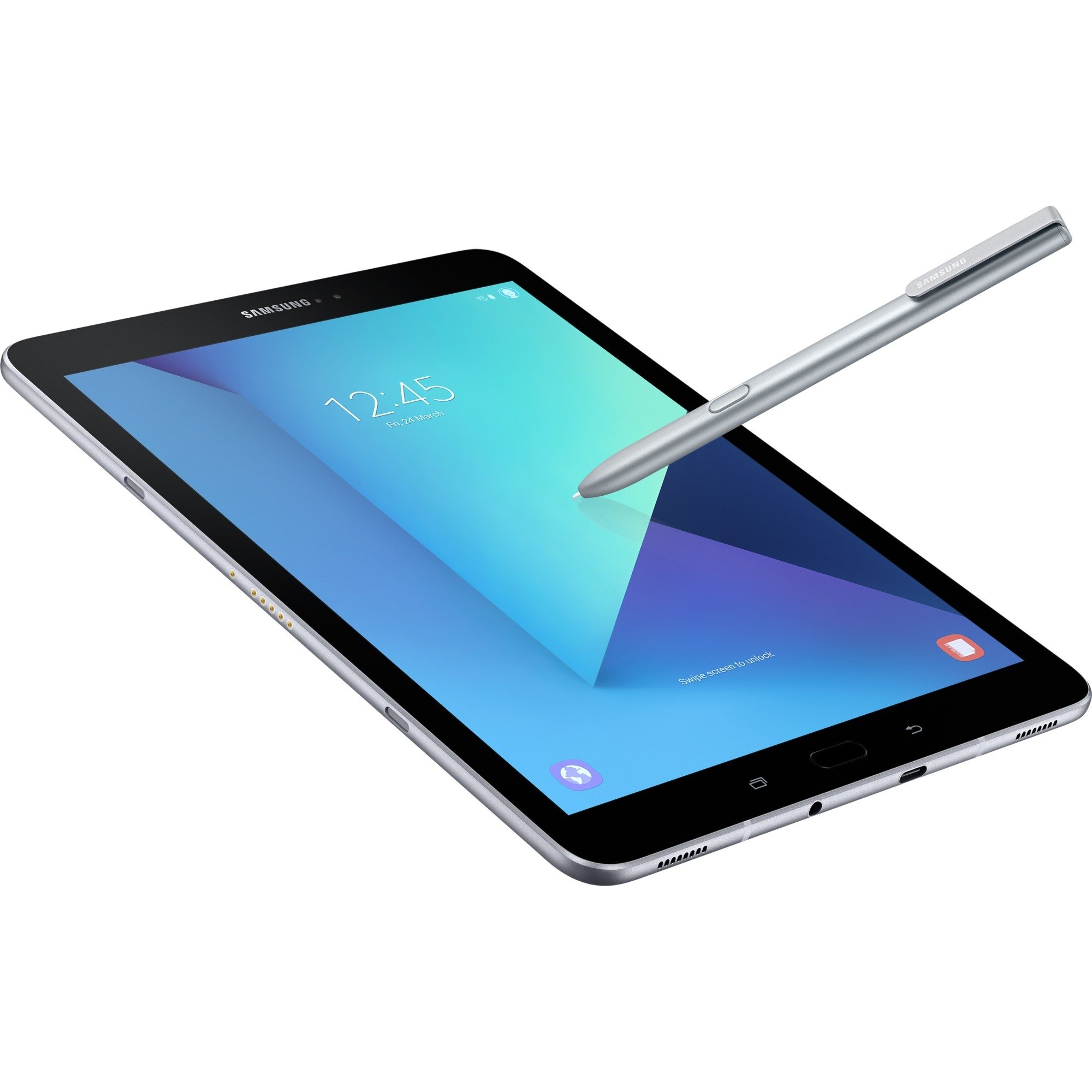 Galaxy Tab S3 SM-T825N tablet Qualcomm Snapdragon 820 32 GB 3G 4G Srebrny, Tabliczka PC