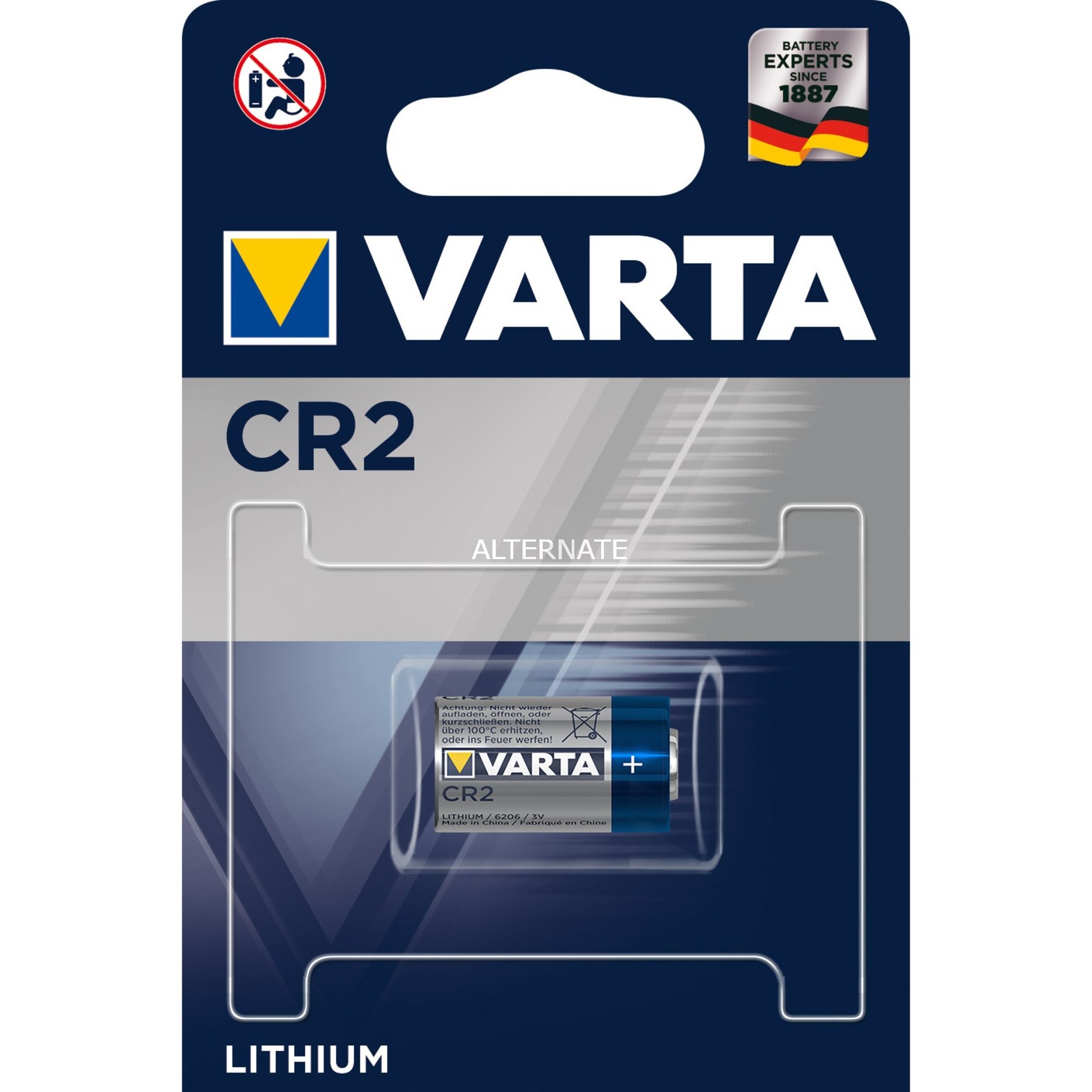 CR2 bateria jednorazowa Lit 3 V