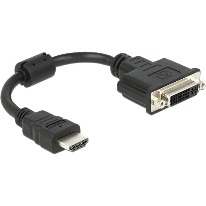 0.2m HDMI-DVI M/F DVI-D Czarny, Adapter
