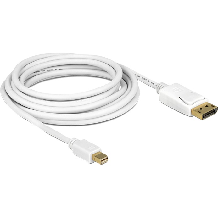 83481 1m Mini DisplayPort DisplayPort Biały kabel DisplayPort