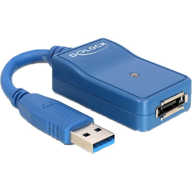 USB 3.0 - eSATA USB 3.0 M eSATA FM Niebieski, Adapter