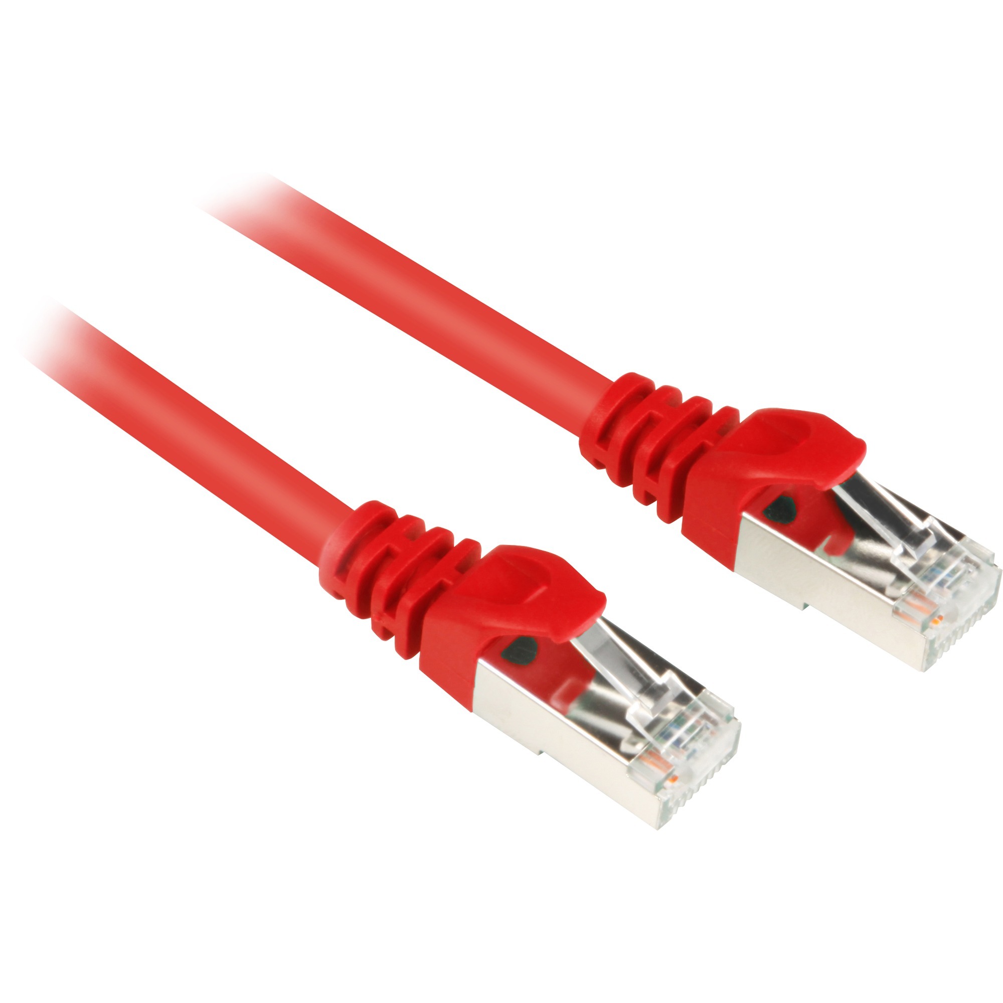 0.25m Cat.6 S/FTP kabel sieciowy 0,25 m Cat6 S/FTP (S-STP) Czerwony