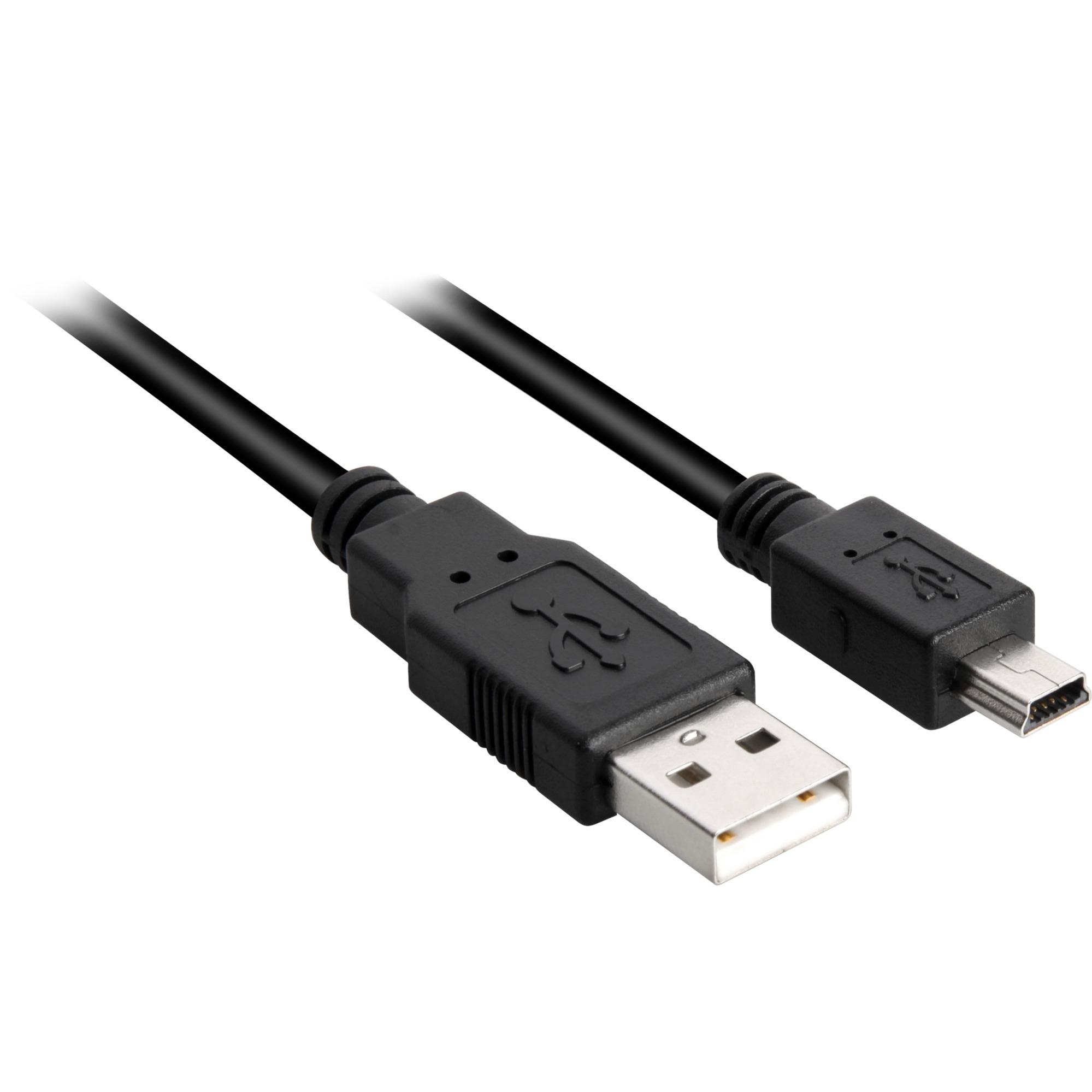 1.5m, Mini-USB2.0-B/USB2.0-A kabel USB 1,5 m USB A Mini-USB B Męska Biały