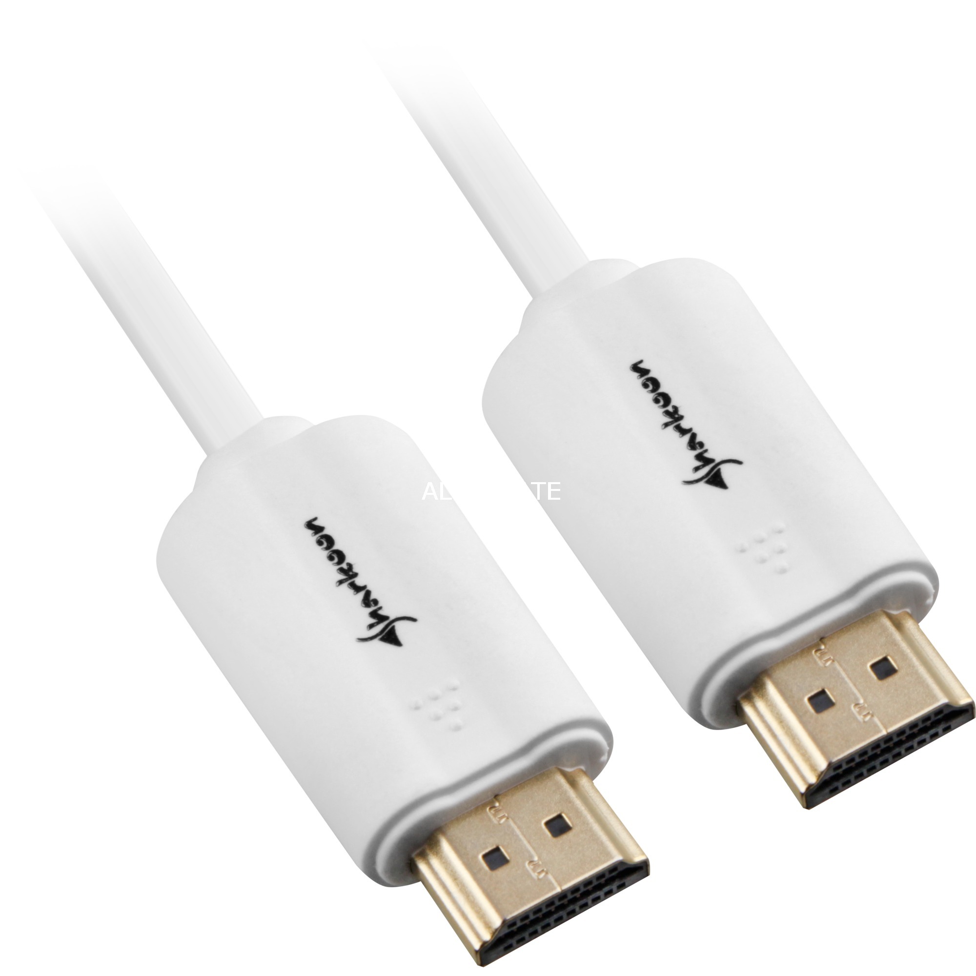 1m, 2xHDMI kabel HDMI HDMI Type A (Standard) Biały
