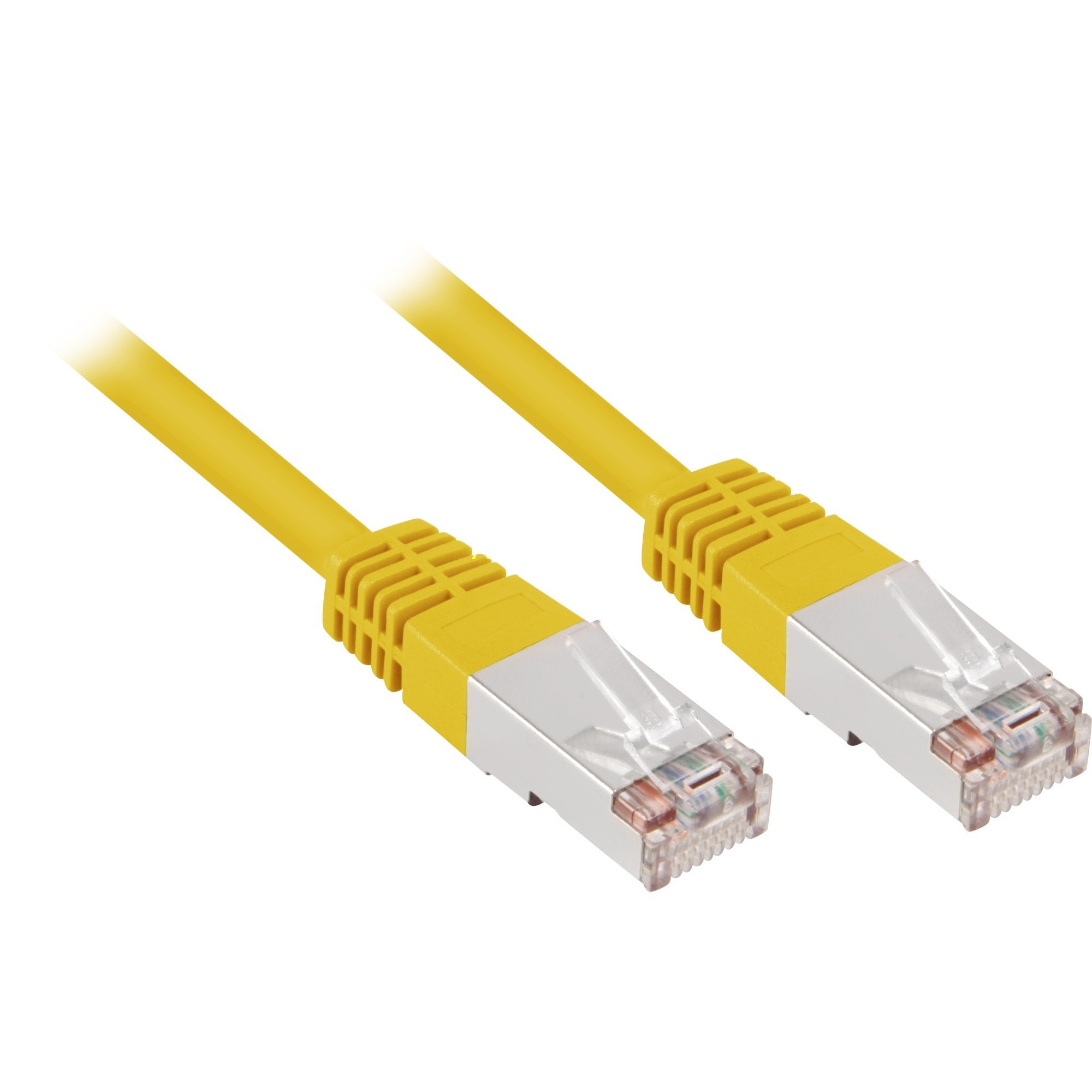 4044951014279 0.5m Cat5e SF/UTP (S-FTP) Żółty kabel sieciowy