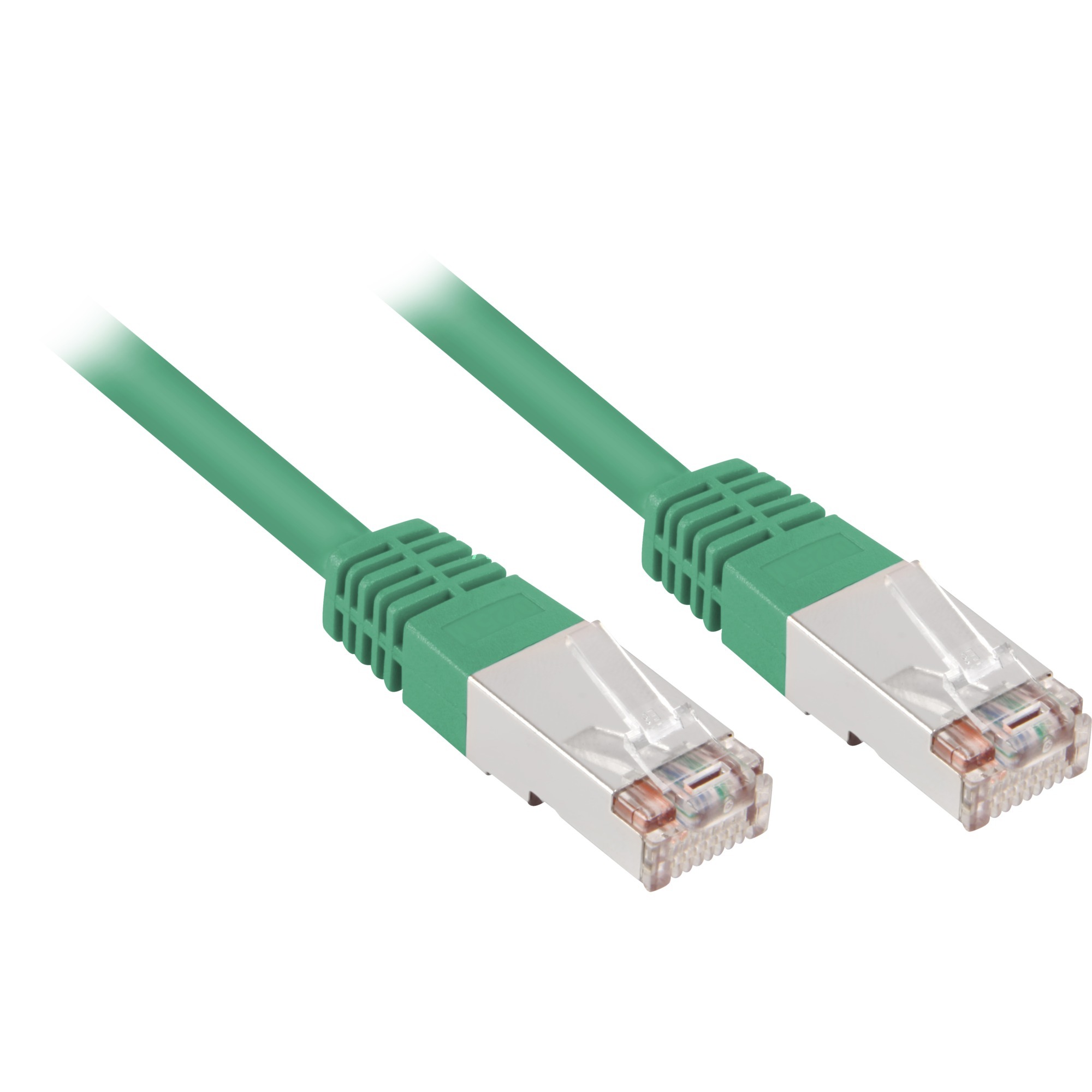 4044951014330 0.25m Cat5e SF/UTP (S-FTP) Zielony kabel sieciowy