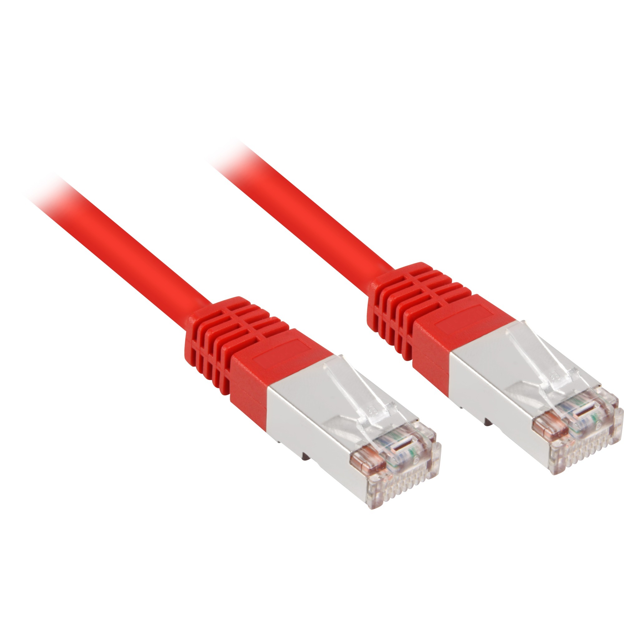 4044951014422 1m Cat5e SF/UTP (S-FTP) Czerwony kabel sieciowy