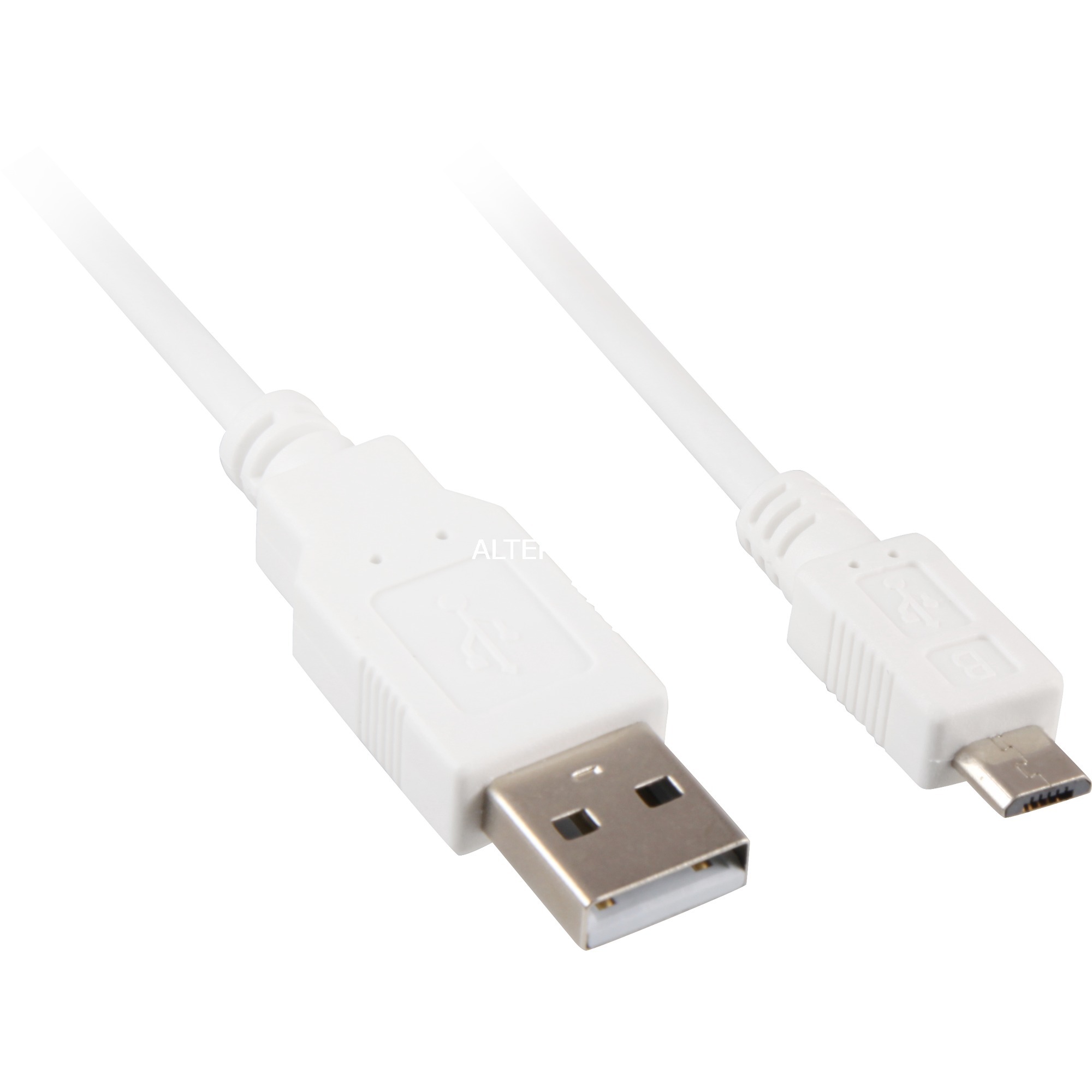 4044951015511 kabel USB 0,5 m USB A Micro-USB B Męska Biały