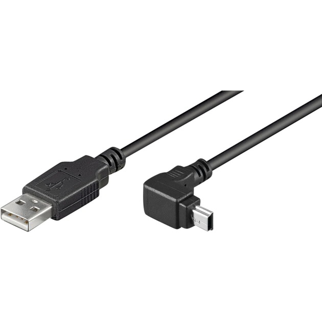 1.8m USB Cable USB A Mini-USB B Męska Męska Czarny kabel USB